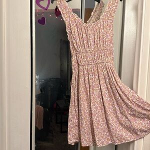 American eagle mini flowery dress with pockets